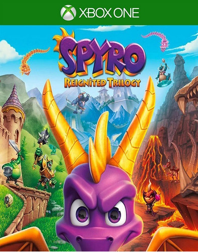 Spyro Reignited Trilogy Xbox One - Midia Fisica