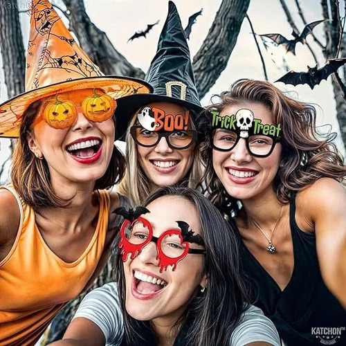 12 Gafas Fiesta Halloween