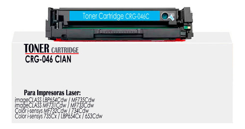 Toner Generico 046 Para Canon I-sensys Mf 731cdw/mf 735cx