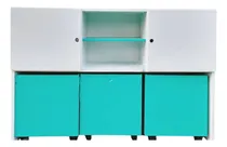 Comprar Mueble Organizador Baúles, Cubos Con Ruedas Blanco