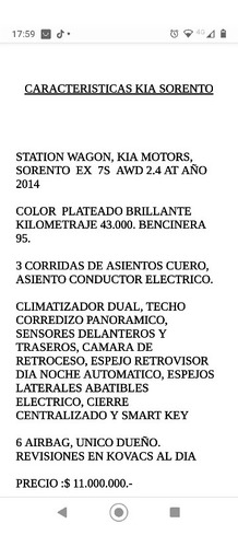 Kia Sorento 2014 Full, Automático 7 P