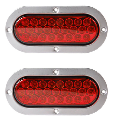 2 Piezas Oval 6 Pulgadas Plafon De Led Luz