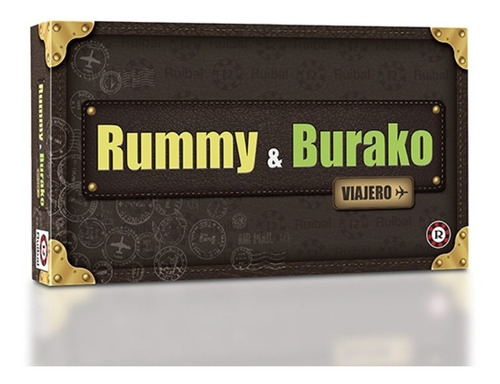 Juego De Mesa Rummy & Burako Viajero. Ruibal Original. Mpuy
