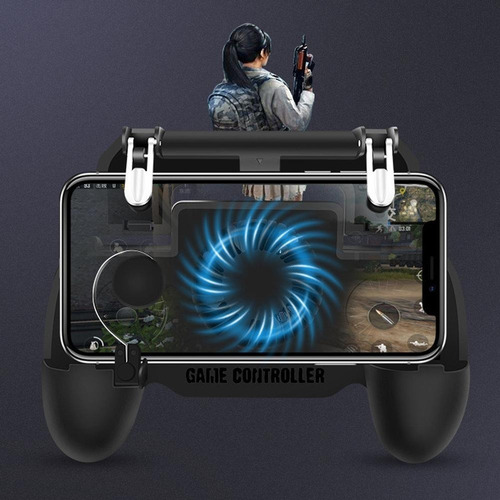 Gamepad Celu 2gatillo Analogico+fan+usb+v8 Titan Belgrano