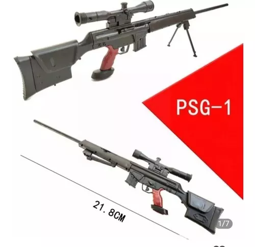 Brinquedo Hot Toys escala 1/6 - Rifle sniper camuflado M40A3 com
