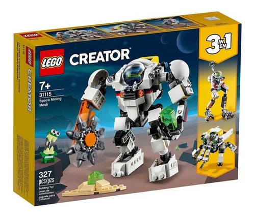 Lego Creator Space Mining Mech 327 Piezas