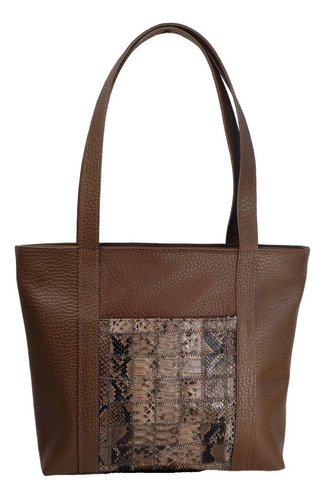 Bolsa Tote Bag Frank Nemeth, Modelo Laura Em Python