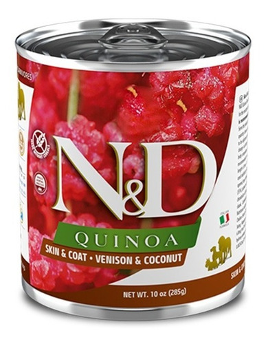 N&d Dog Lata Quinoa Venado Y Coco 285 Gr Pt