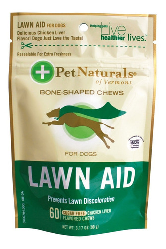 Pet Naturals Lawn Aid Cuiado Urinario Para Perros 60 Chews