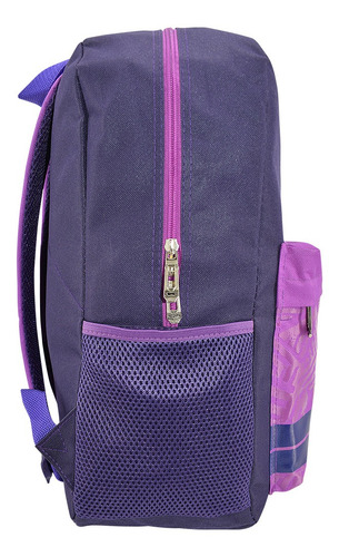 Imagen 2 de 8 de Slazenger Mochila Large Textil Morado Negro Mujer 82629