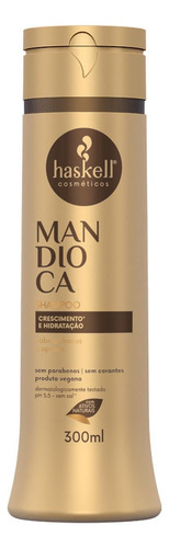 Condicionador Haskell Kit Sh Cond Máscara 300 com Leave-in Haskell Mandioca Kit Sh Cond Máscara 300 e Leave-in Haskell Mandioca Kit De Shampoo