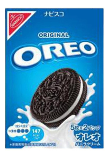 Galletitas Oreo Rellenas Sabor Vainilla 10uni. Origen Japón