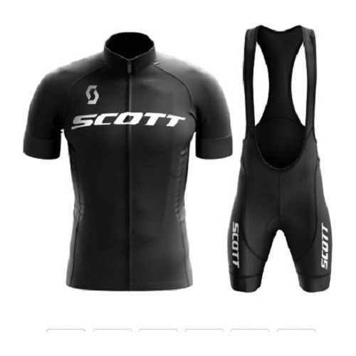 Uniforme Ciclismo Scott Con Badana 9d Mtb