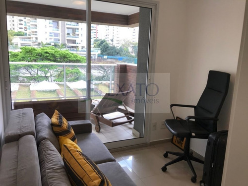 Imagem 14 de 15 de Lindo Apartamento No Campo Belo, Com 69m², 2 Dormitórios, 1 Vaga E Lazer Completo. - Em50077