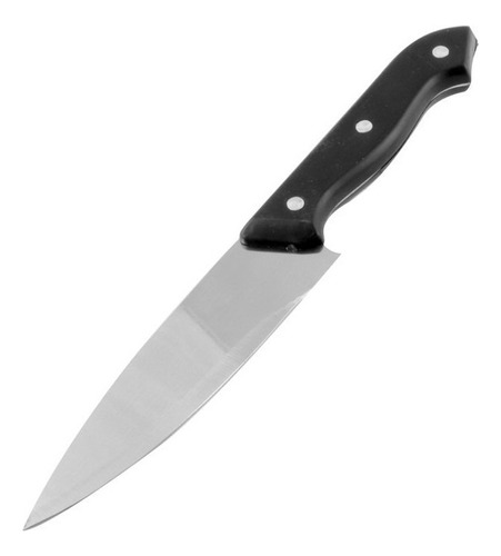 Cuchillo De Cocina Mango Plastico 6 Wolfox Wf1712 Color Negro