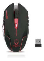 Comprar Mouse Inalambrico Recargable Micronics Alien + Pad Mouse