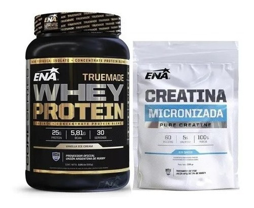 Whey Protein True Made Ena T + Creatina Ena 300gr