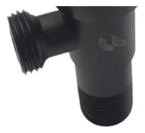 Llave Angular Wc Negra 1/2 X 1/2 He / Ventasrey
