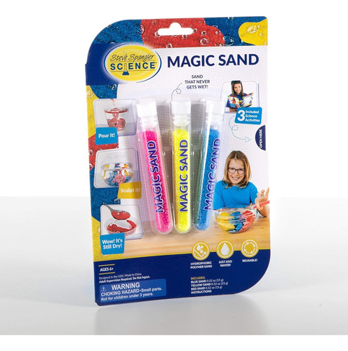 El Kit De Tubos De Ensayo Science Magic Sand De Steve Spa...