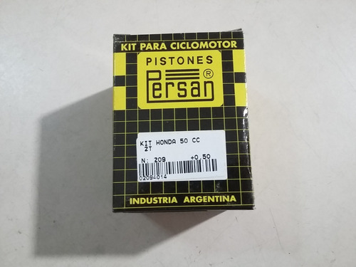 Piston Perno Y Aros Kit Persan Honda Nc 50 Cc 40.50 Mm