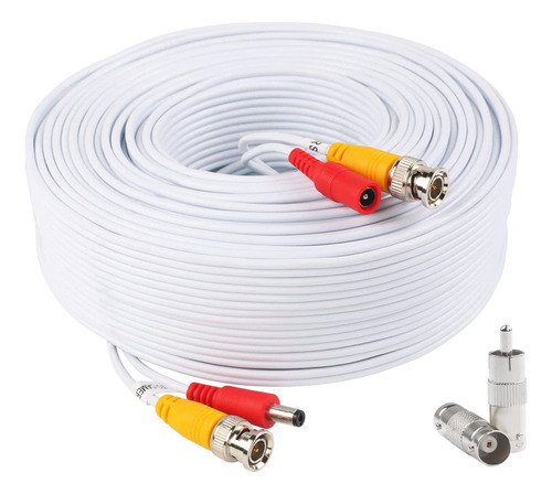 4k 8mp 5mp 2mp 100ft/30m Prefabricado 2-en-1 Bnc Cable De Al