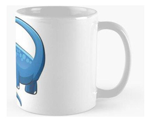 Taza Dragón De Cuello Largo Dinosaurios Herbívoros Animales 