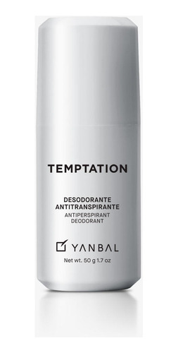 Temptation Desodorante Perfumado Roll On Hombre 50 Gr Yanbal