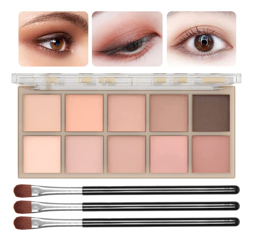 Paleta De Sombras De Ojos De 10 Colores, Paleta De Maquillaj