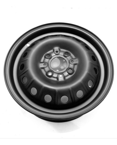 Roda De Ferro Aro 13 Fiat Fiorino Furgão Uno Mille Palio Cor Preto