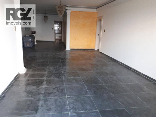 Apartamento Com 4 Dormitórios À Venda, 240 M² Por R$ 1.500.000,00 - Pompéia - Santos/sp - Ap2443