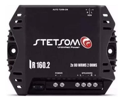 Amplificador Stetsom Ir160.2 Iron 160w Rms 2 Canais