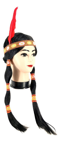 Peluca India Halloween Disfraz Cosplay