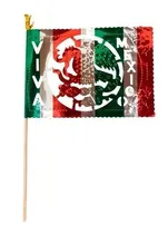 Comprar Decoración Bandera Metálica Tricolor Fiestas Patrias 10 Pza.