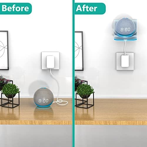 Soporte De Pared Para Echo Dot 4th 5th Gen, Transparente -
