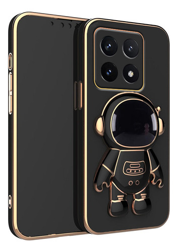 Funda For Xiaomi 14t Pro Con Anillo De Astronauta