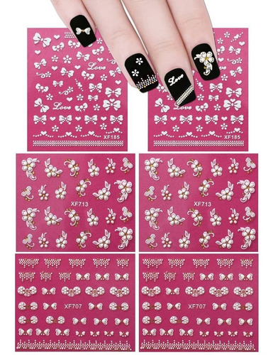 Allydrew Pegatinas Para Uñas De Uñas, Pegatinas Para Uñas