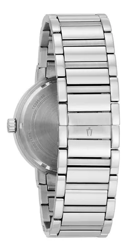 96c105 Reloj Bulova Futuro Para Caballero Plateado negro