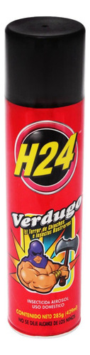 Insecticida en Aerosol H24 Verdugo Mata Chinches e Insectos Voladores 342g