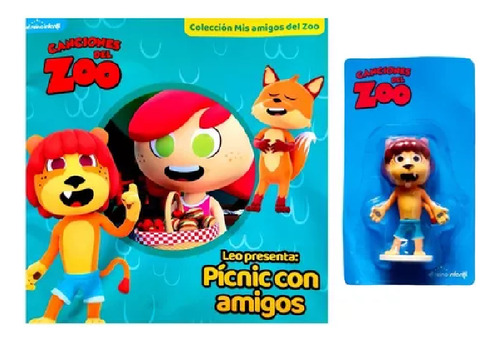 Coleccion Mis Amigos Del Zoo Cuento + Figura Clarin