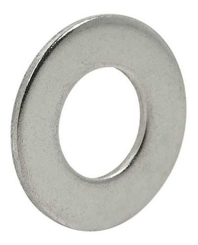 Arruela Lisa 1/2  Zinco Branco Com 200 Pçs