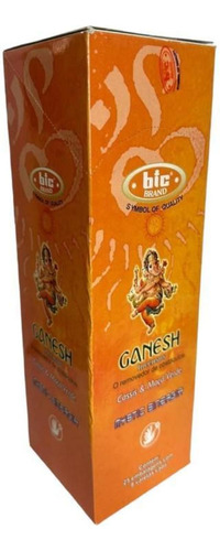 Incenso Indiano Bic Ganesh 25 Caixas Com 8 Varetas