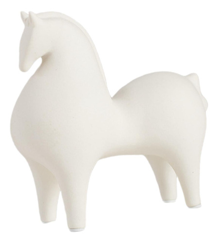 Estatua De Caballo De Cerámica, Decoración 15cmx7cmx15.5cm