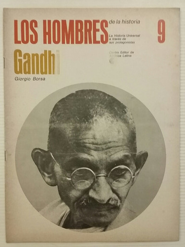 Los Hombres De La Historia. No. 9. Gandhi. 