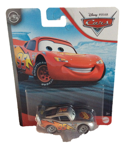 Disney Pixar Mattel Cars Rayo Mcqueen Silver Original