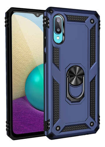 Funda Case Anticaída Para Samsung Modelo Con Anillo Uso Rudo