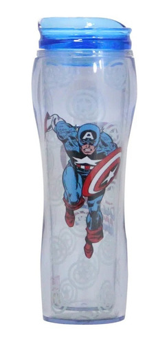 Copo Alto 400ml Marvel Comic Capitao America Zc 10021143