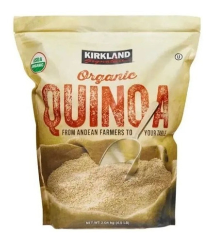 Quinoa 100% Orgánica Kirkland 2.04 Kg Rica Y Nutritiva 