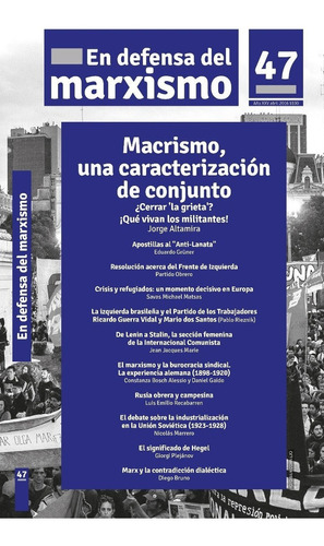 En Defensa Del Marxismo #47 Revista Partido Obrero