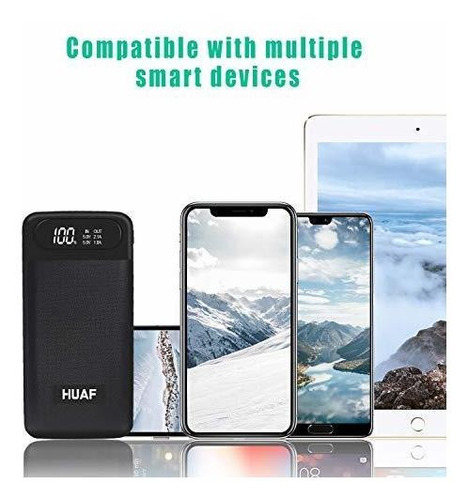 Power Bank Cargador Portatil Con Bateria De Alta Capacidad D