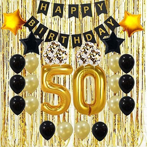 Decoraciones 50 Cumpleaños Regalos Para Los Hombres Y Mujere 